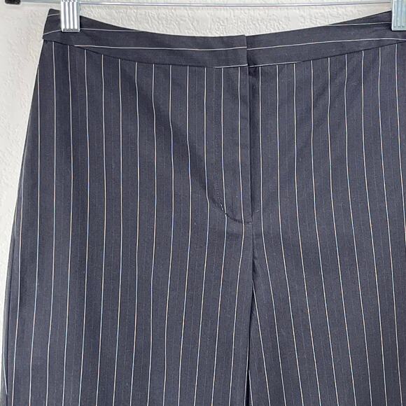 Charter Club High Rise Straight Black White Pinstripe Dress Pants Slacks NWT 6 - Picture 5 of 14